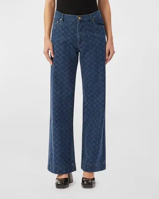 Zoie Wide-Leg High Rise Vintage Jeans