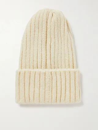 Ribbed Wool Beanie