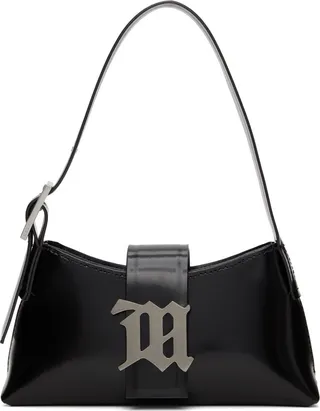 MISBHV Black Mini Leather Shoulder Bag
