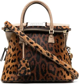 Leopard-Print Tote Bag
