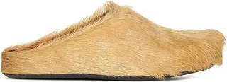 Marni Round Toe Slip-On Slippers