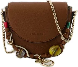 See By Chloé Bead Embellished Foldover Crossbody Bag