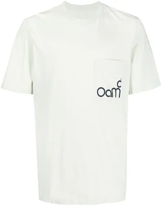 logo patch-pocket T-shirt