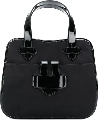 Zelig medium contrast trim tote