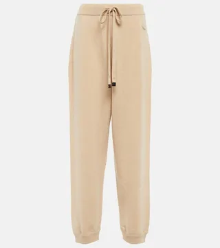 Wool and cashmere sweatpants