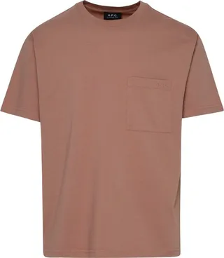 A.P.C. Logo Embroidered Crewneck T-Shirt