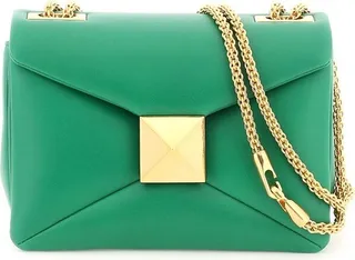 Valentino Garavani One Stud Chained Shoulder Bag