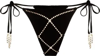 Wilona rhinestone bikini bottoms