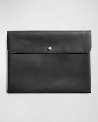 Men's Leather Utility Tech Case