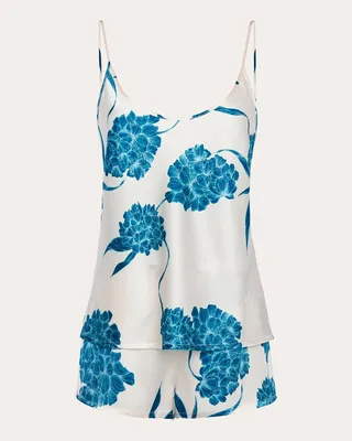 Short Silk Pajama Set
