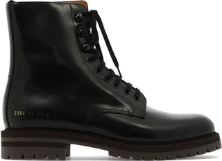 Common Projects Zip Detail Combat Boots