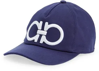 Men's Double Gancio Embroidered Baseball Cap
