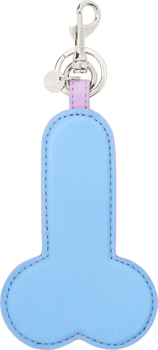 JW Anderson Blue & Purple Penis Keychain
