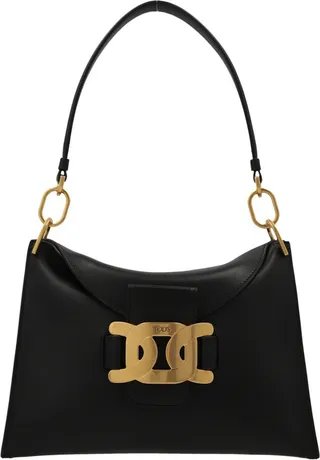 Tod's Logo Plaque Shoulder Bag