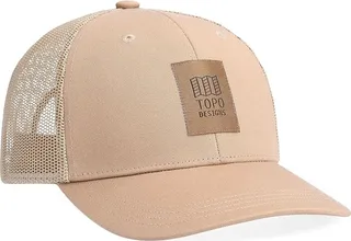 Topo Designs Trucker - Original Logo (Tan) Caps