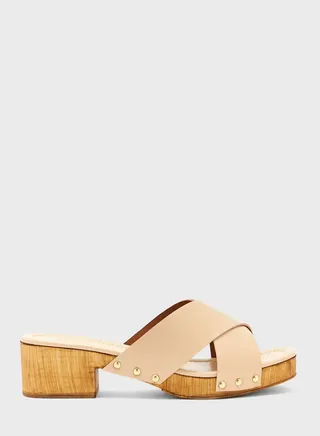 Multi Strap Low Heel Sandals