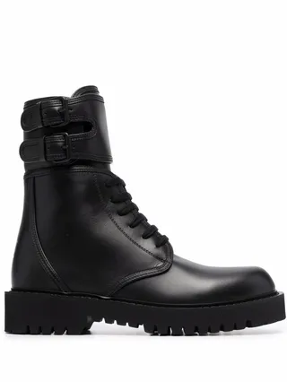 Campsite combat boots