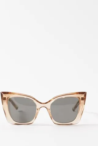 Oversized Cat-eye Acetate Sunglasses