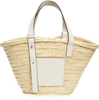 x Paula's Ibiza Palm Leaf Basket Bag