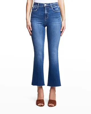 Kendra Cropped Flare Jeans