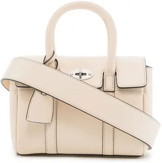 mini Bayswater leather tote bag