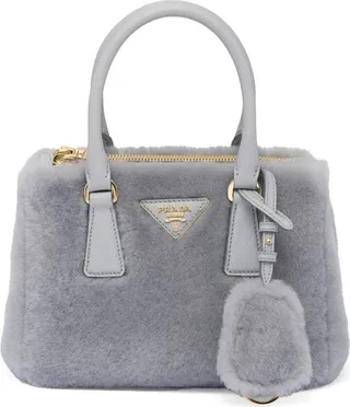 Galleria shearling tote bag