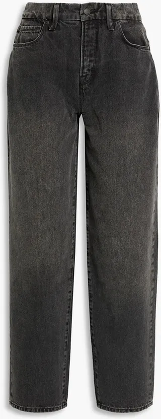 Good '90s faded high-rise tapered jeans