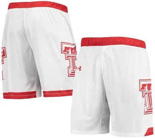 Men's Under Armour White Texas Tech Red Raiders Alternate Replica Basketball Shorts