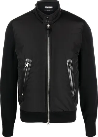 Zip-Fastening Bomber Jacket