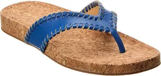 Jack Rogers Tess Leather Thong Sandal