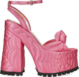 Charlotte Olympia Satin Miranda Platform Sandals 155