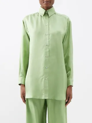 Wolfe Wide-leg Silk Pyjamas