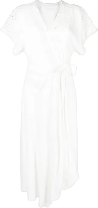 IRO- Britta Midi Wrap Dress