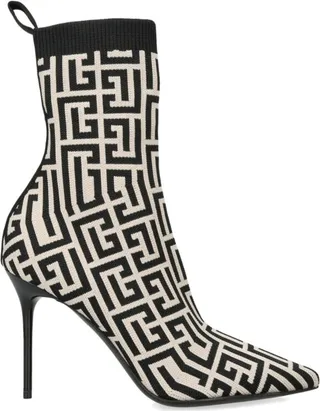 Balmain Monogram Skye Ankle Boots 95