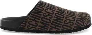 Moschino Jacquard Logo Clogs
