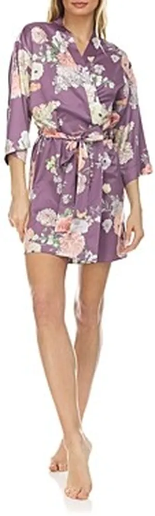 Flora Nikrooz Arisa Charmeuse Kimono Robe