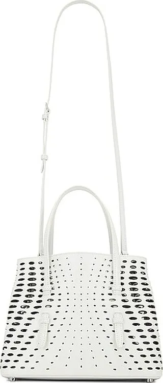 ALAÏA Mina 25 Tote in White
