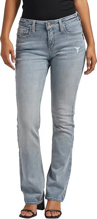 Silver Jeans Co. Elyse Mid-Rise Slim Bootcut Jeans L03601CAA233 (Indigo) Women's Jeans