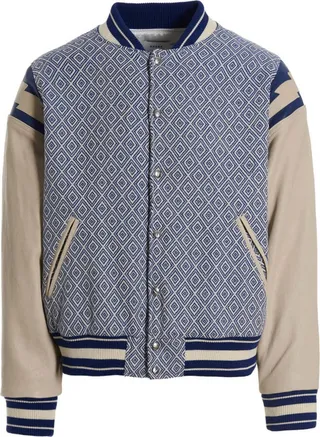 'varsity' Bomber Jacket