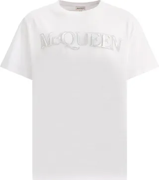 Alexander McQueen Logo Printed Crewneck T-Shirt