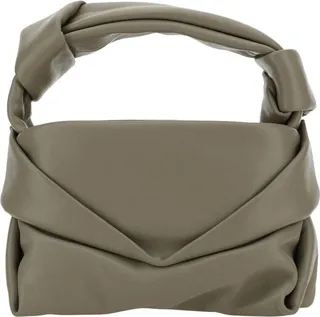 Staud Kiss Logo Embossed Tote Bag