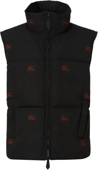 Equestrian Knight logo-embroidered gilet