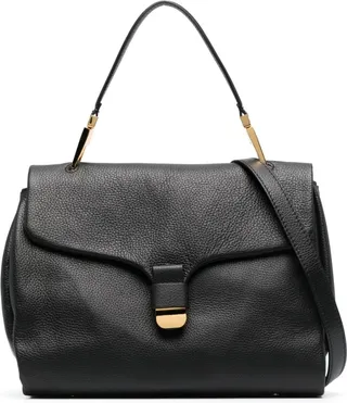 Grained Leather Tote Bag