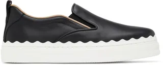 Chloé Black Lauren Slip-On Sneakers