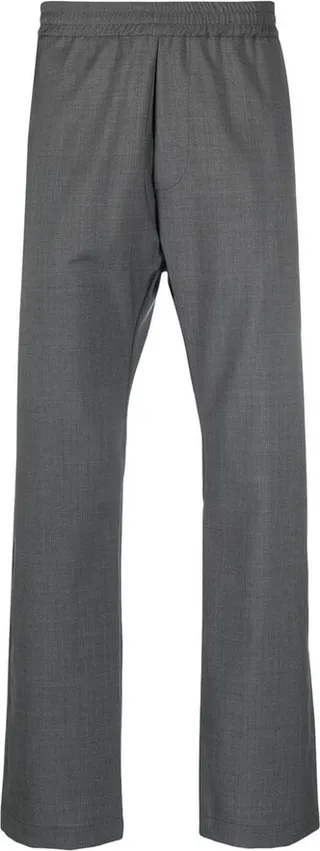 Barena Elastic-Waist Straight Leg Pants