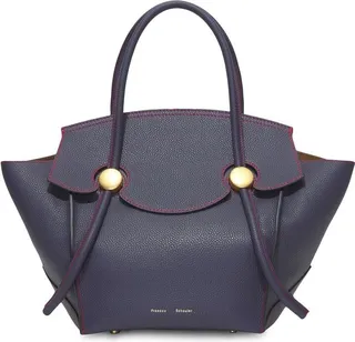 small Contrast Stitch tote bag