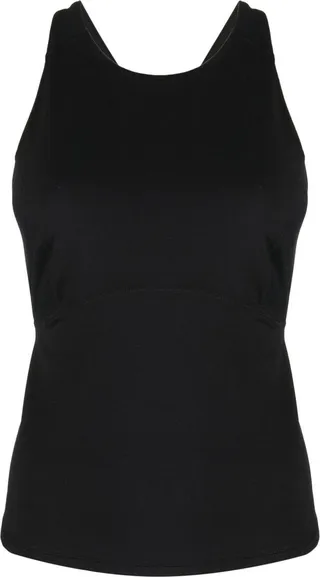Black Super Soft Rib Training Tank Top