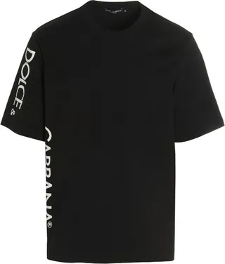 Dolce & Gabbana Logo-Printed Crewneck T-Shirt
