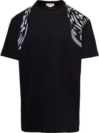 Alexander McQueen Skull Printed Crewneck T-Shirt