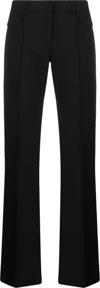 Low-Rise Straight Trousers